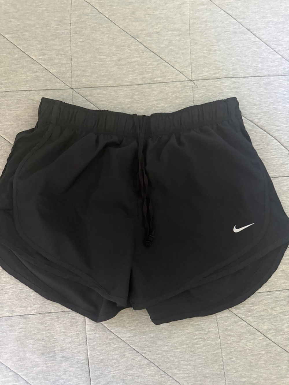 Nike Women's Black Athletic Training Shorts with Swoosh